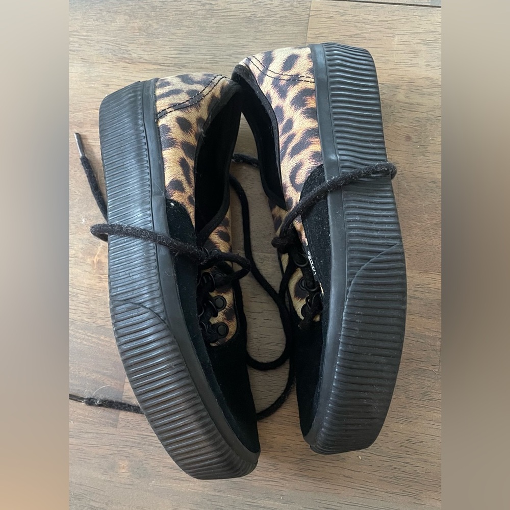 Vans Jaguar Black Platforms Size 7.5